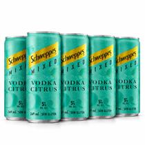 Kit 5 SCHWEPPES Vodka & Citrus 269ml - Drink Pronto