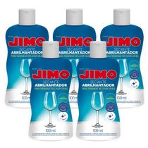 Kit 5 Secante Abrilhantador Máquina Lava Louça Jimo 100ml Kit 5 Secante Abrilhantador Máquina Lava Louça Jimo 100ml