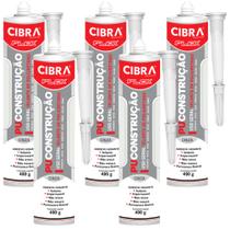 Kit 5 Selantes PU 40 PU Construção Uso Geral Selante de Poliuretano Adesivo Vedante Cibra Flex Kit 5 Selantes PU 40 PU Construção Uso Geral Selante de Poliuretano Adesivo Vedante Cibra Flex