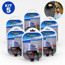 Kit 5 Sensor de Luz Automático Qualitronix QR51 Bivolt Relé Fotocélula Durável Kit 5 Sensor de Luz Automático Qualitronix QR51 Bivolt Relé Fotocélula Durável
