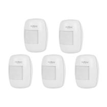 Kit 5 Sensor Infravermelho Sem Fio Ivp 4000 Smart Intelbras
