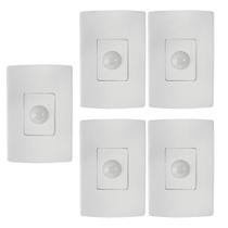 Kit 5 Sensor Presença Ilumi Interno 180º 5605 Automático Luz Segurança Residencial Comercial Kit 5 Sensor Presença Ilumi Interno 180º 5605 Automático Luz Segurança Residencial Comercial