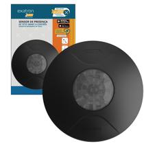 Kit 5 Sensor Presença Preto Slim Teto Smart X-Control 360 App