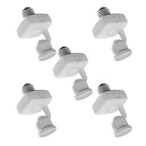 Kit 5 Sensor Presença Soquete E27 6 Funções Teto 360Gr QA17M