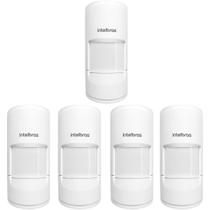Kit 5 Sensores Alarme Passivo IVP 5001 PET SHIELD Intelbras