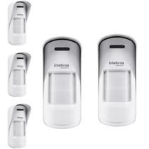 Kit 5 sensores sem fio ivp 8000 ex infra passivo intelbras