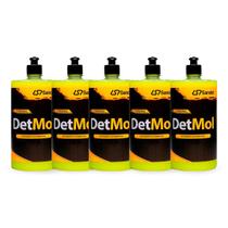 Kit 5 Shampoo Automotivo Det mol Limpeza Pesada Sandet 1L