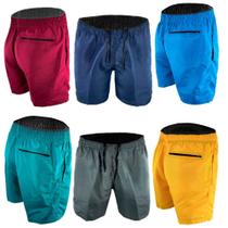 Kit 5 Short Mauricinho oTactel Surf Liso Masculino Fitness Kit 5 Short Mauricinho oTactel Surf Liso Masculino Fitness