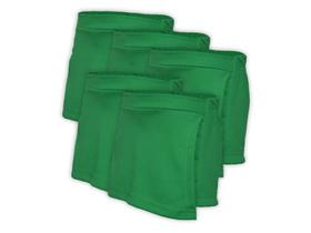Kit 5 Short Saia Juvenil Helanca Verde Bandeira Kit 5 Short Saia Juvenil Helanca Verde Bandeira