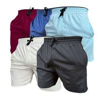 Kit 5 Shorts Bermuda Treino Elastano Corrida Academia