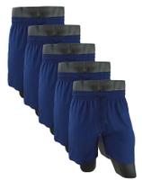 KIT 5 Shorts Bermudas masculino tactel com elastano moda praia futebal sacagem rapido conforto