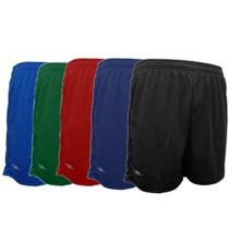 Kit 5 Shorts Masculino Academia Futebol 38 ao 64 Plus Size