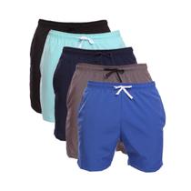Kit 5 Shorts Masculino Tactel Praia Verão Corrida Academia Treino Kit 5 Shorts Masculino Tactel Praia Verão Corrida Academia Treino
