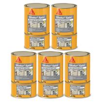 Kit 5 Sikadur Epóxi Adesivo Estrutural À Base De Resina 1 Kg