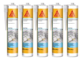 Kit 5 Sikasil Silicone Neutro Para Piscinas 401 Transparente 280ml Kit 5 Sikasil Silicone Neutro Para Piscinas 401 Transparente 280ml