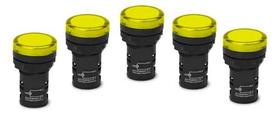 Kit 5 sinaleiro led 22mm 24v amarelo lukma Kit 5 sinaleiro led 22mm 24v amarelo lukma