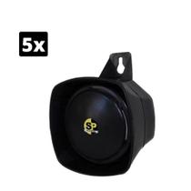 KIt 5 Sirene Monotonal p/ Alarme e Cerca Eletrica 120db 12v