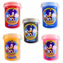 Kit 5 Slimes Gelelé Sonic com Disco Surpresa - 152g - Cores Sortidas Kit 5 Slimes Gelelé Sonic com Disco Surpresa - 152g - Cores Sortidas