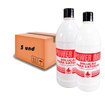 Kit 5 Solução de Ácido para Bateria 1 Litro
