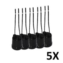 Kit 5 Soquete Bocal Com Rabicho Lâmpada E27