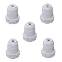 Kit 5 Soquete/Bocal Pend. Abajur Branco E27 250V Decorlux