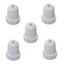Kit 5 Soquete/Bocal Pend. Abajur Branco E27 250V Decorlux