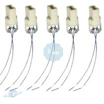 Kit 5 Soquetes G9 Para Lâmpada Halopin Com Ferro M10 Kit 5 Soquetes G9 Para Lâmpada Halopin Com Ferro M10