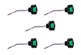Kit 5 Soquetes Plug Conector Farol Lampada H11 Novo Kit 5 Soquetes Plug Conector Farol Lampada H11 Novo