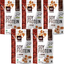 Kit 5 Soy Protein Cookies Rakkau 600g Vegano - Proteína Soja