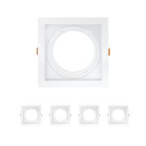 Kit 5 Spot De Embutir Recuado Direcionavel Ar111 Brco Opus