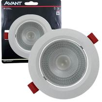 Kit 5 Spot Led Redondo 7w Branco Neutro 4000k Bivolt Morno