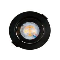 Kit 5 Spot Led Supimpa Embutir 3000k Redondo 5w Bivolt Preto