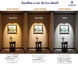 Kit 5 Spot Redondo Led 7W Quente