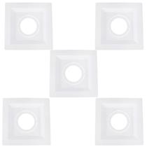 Kit 5 Spots Embutir Direcionável Recuado 14x14cm GU10 AR70