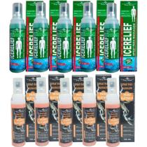 Kit 5 Spray Para Massagem Icerelief + 5 Spray Peixe Elétrico Kit 5 Spray Para Massagem Icerelief + 5 Spray Peixe Elétrico