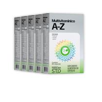 Kit 5 STD Multivitamínico A-Z Katiguá 30 Cápsulas Kit 5 STD Multivitamínico A-Z Katiguá 30 Cápsulas