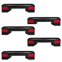 Kit 5 Step 50cm X 28cm X 13cm Ajustável Para Exercícios