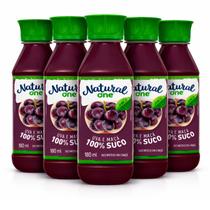 Kit 5 Suco de Uva e Maçã NATURAL ONE 180ml 100% suco