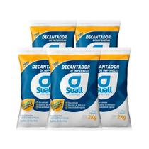 Kit 5 Sulfato Alumínio Decantador Clarificante Piscina Suall Kit 5 Sulfato Alumínio Decantador Clarificante Piscina Suall