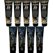 Kit 5 Super Gel 30 Ervas 150g + 4 Pomada Massageadora Fisiofort Premium 150g Kit 5 Super Gel 30 Ervas 150g + 4 Pomada Massageadora Fisiofort Premium 150g