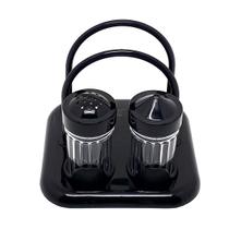 Kit 5 Super Kit Porta Guardanapos Saleiro Paliteiro 3 Em 1 Acrílico