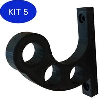 Kit 5 Suporte De Parede Para Capacete - Preto - Leâo 3D