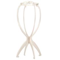Kit 5 Suporte Dobrável Plástico Para Descansar Peruca Wigs Guardar E Secar Lace Chapéu Expositor Cor:branco