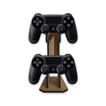 Kit 5 Suporte Porta Controle Ps3 Ps4 Ps5 Xbox Gamer 16x10x23 Mdf Madeira