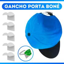 Kit 5 Suporte Sem Furo Gancho Para Chapéu Boné Adesivos Multifuncionais Kit 5 Suporte Sem Furo Gancho Para Chapéu Boné Adesivos Multifuncionais