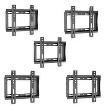 Kit 5 Suporte Tv Fixo Parede Universal Tvs 14 A 55 Polegadas