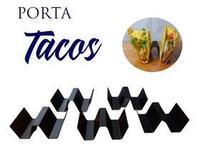Kit 5 Suportes Porta Taco Mexicano Duplo - Buritos Tortilhas