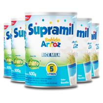 Kit 5 Supramil Bebida de Arroz Kids Unilife 500g