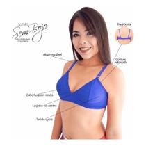 Kit 5 Sutiã S/ Bojo Lycra Renda Soutiens Triangular Dia a Dia Conforto Kit 5 Sutiã S/ Bojo Lycra Renda Soutiens Triangular Dia a Dia Conforto