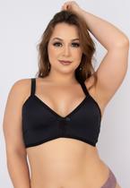 Kit 5 Sutiãs Plus Size Poliamida Sem Bojo Alça Reforçada